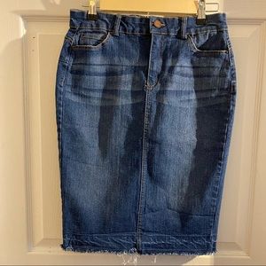 LaBijou Women's Denim Skirt Size L